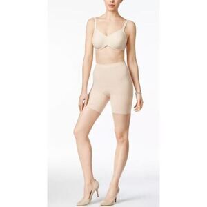 NWOT Spanx Women's Higher Power Shorts Large L Soft Nude